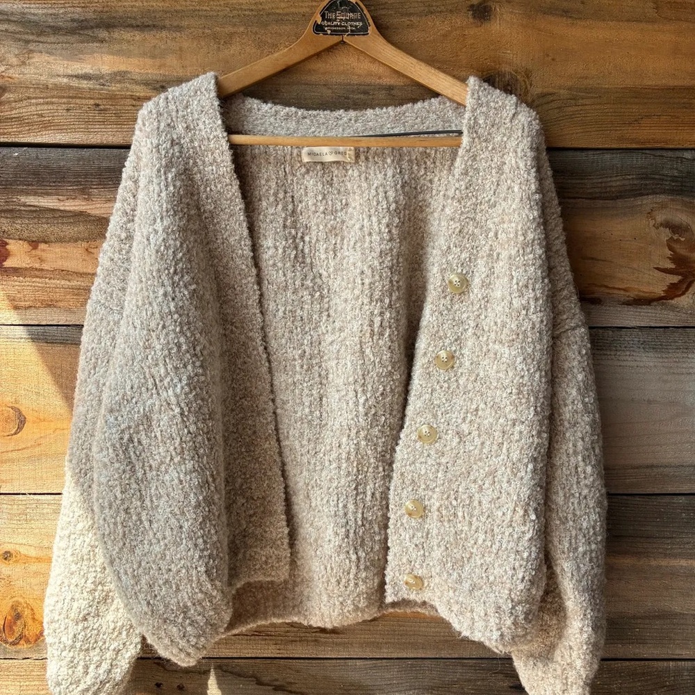 Micaela Greg Oatmeal Twist Sweater